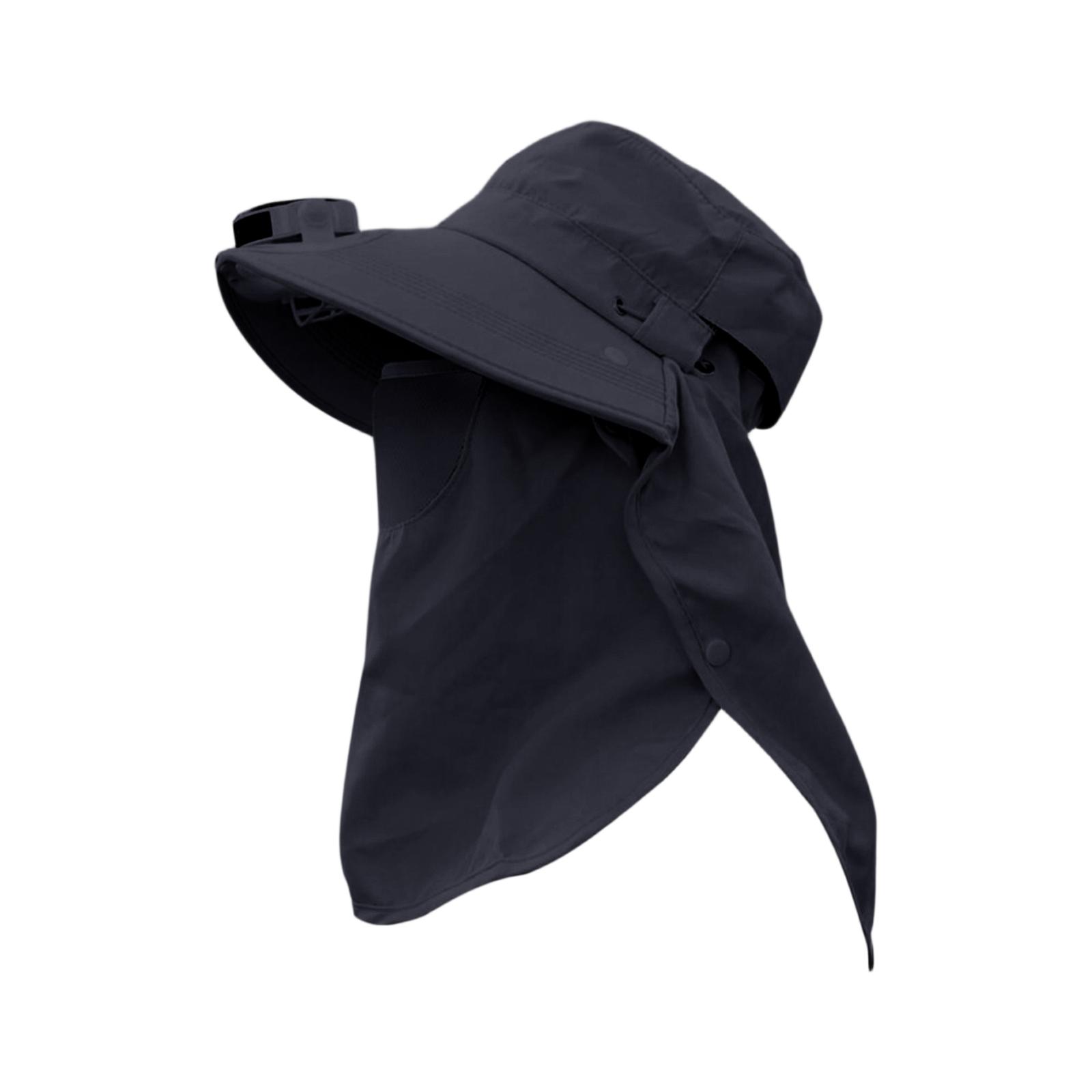 

Solar-Powered Fan Hat — Portable Cap With Built-in Fan | Summer Outdoor UV Headwear | Hands-Free Sun Gear For Gardening & Hiking One Size чёрный
