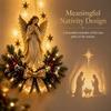 Snow Trail Shape Light-emitting Birth Scene Wall Decoration  Home Indoor Decor