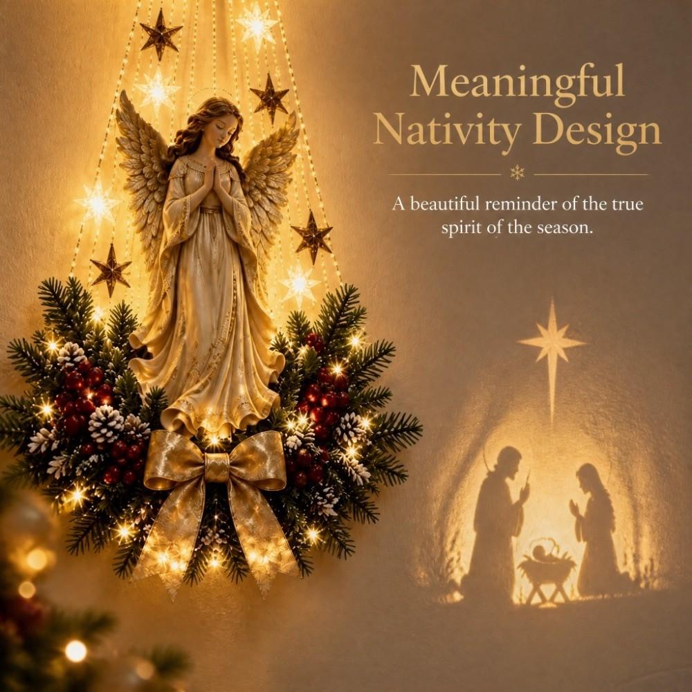 Snow Trail Shape Light-emitting Birth Scene Wall Decoration Home Indoor Decor