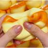 Knuspriges langsamer Aufgang Squishy Toast Knusprig Gefüllte Quetschblöcke ASMR Anti-Stress-Entspannungsspielzeug Handentspannendes Sensorisches Fidget als Geschenk