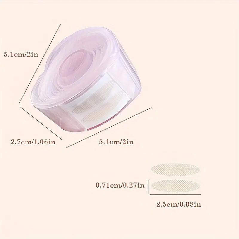 Lot de 360 patchs invisibles en dentelle transparente, gris et beige, pour grands yeux, en fibre, pour la beauté des paupières, double bande autocollante, outils de maquillage