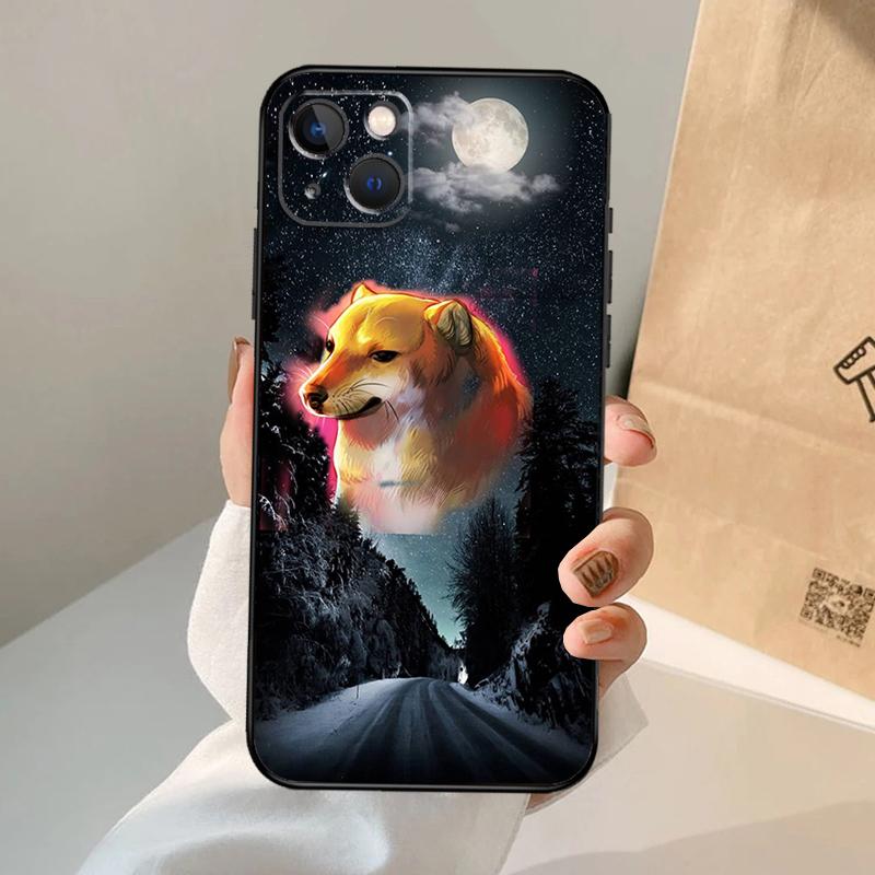 Funny Cheems Doge Case For iPhone 16 15 14 13 11 12 Pro Max XS X XR Plus Back Cover For iPhone 16 15 14 12 13 Mini