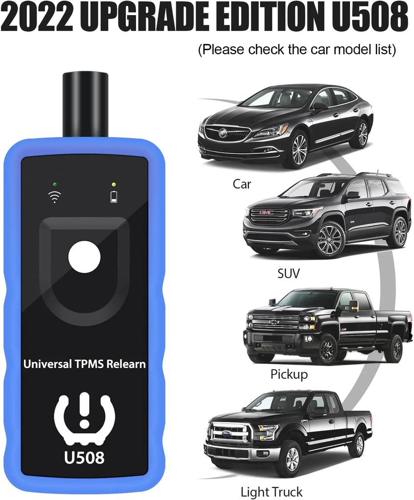 Universal Car TPMS Reset Tool U508 Tire Pressure Monitoring Sensor System Release Tool for Ford Opel Dodge Jeep GMC Chevrolet