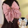 Mesh Bow Rhinestone Bowknot Hair Clips Shining Crystal Barrettes  Women Girls Headwear