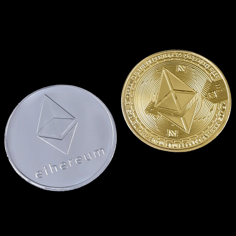 Ether Ether Virtual Currency Foreign Trade Ethereum Currency Bitcoin Antique Creative Collection Commemorative Coins