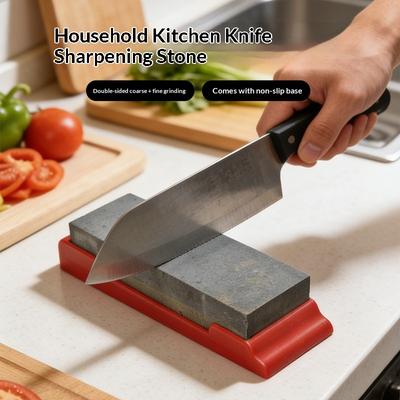 Kitchen Cutting Special Double-sided Fine Grinding Scissors Ultra-fine Knife Sharpener Oilstone Knife Sharpener Artifact