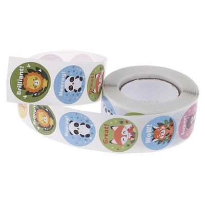 500Pcs Teacher Reward Stickers Cute Animal Stickers School Motivational Stickers