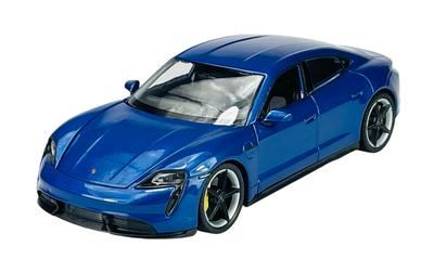 WELLY PORSCHE TAYCAN TURBO BLAU 1:24 24107