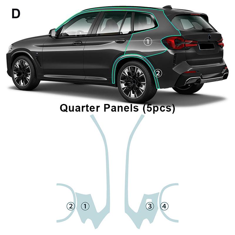 BMW iX3 M Sport TPU Paint Protection Film - Anti-Scratch & Brightening