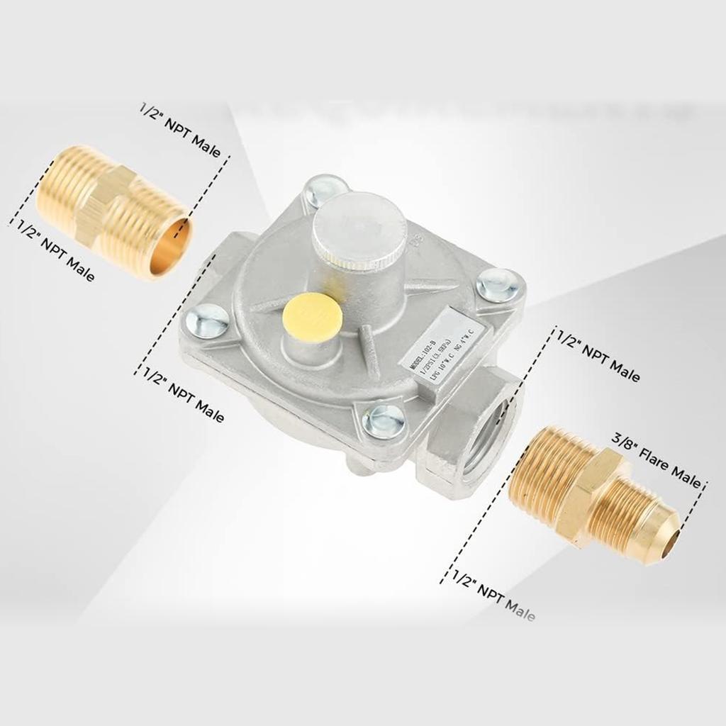 Liquefied Petroleum Gases Control Valves Home Safety Explosions Proof Pressure Regulator Gases Regulator for Kitchen