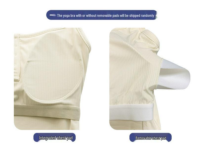 Women's Shockproof Cross-Border Sports Yoga Bra - Beautiful Back, One-Piece Fitness Vest for Running and Training.