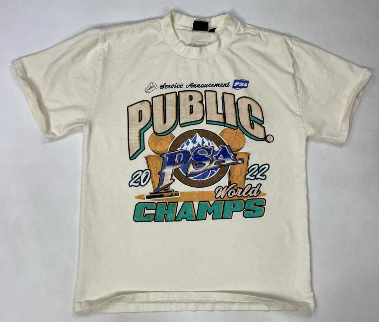PSA. Public Service Announcement World Champs Graphic T-shirt Men Medium PSA S