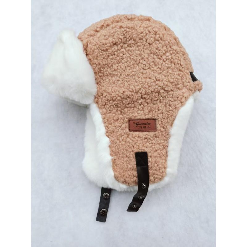 Winter Fleece Lined Hat Women Men Warm Windproof Ear Protection Beanie Cap Outdoor Skiing
