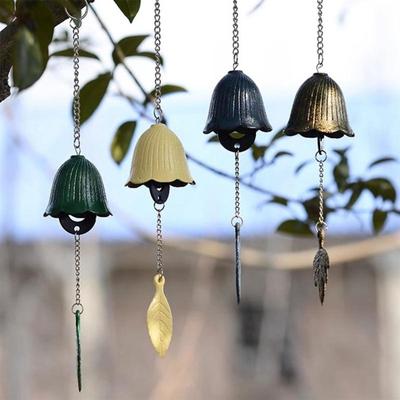 Traditional Japanese Iron Wind Chimes Outdoor Garden Decoration Hang Pendants