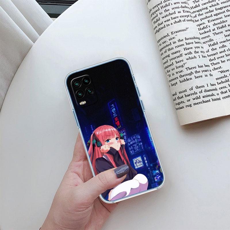 Miku Nino Itsuki Nakano Transparent Phone Case for Motorola Moto Edge 20 30 40 50 S30 Fusion Ultra Pro Neo Lite