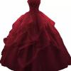 Hochzeitskleid flauschiger Rock komplett Braut große Größe Studio neu schwangere Frauen schlank Koreanisch 1011 Hochzeitskleid Neckholder