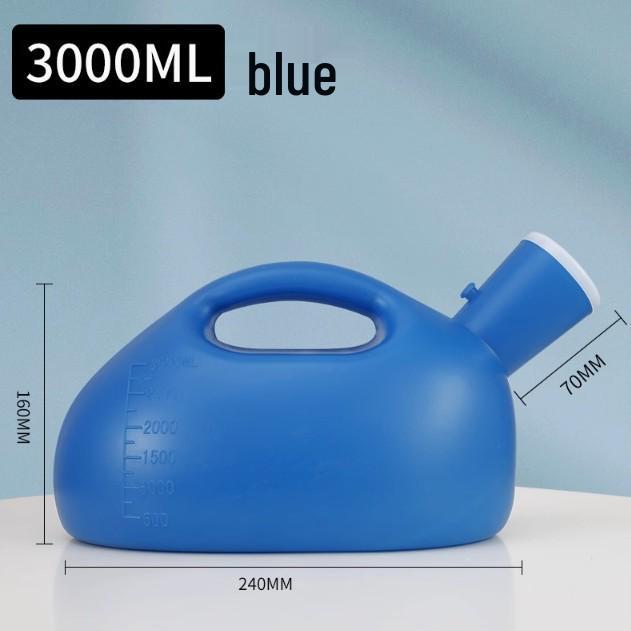 Men's Hospital Urinal with Lid and Tube for Elderly and Bedridden Use