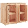 Vidaxl Outdoor Kitchen Cabinet, Solid Pine Wood