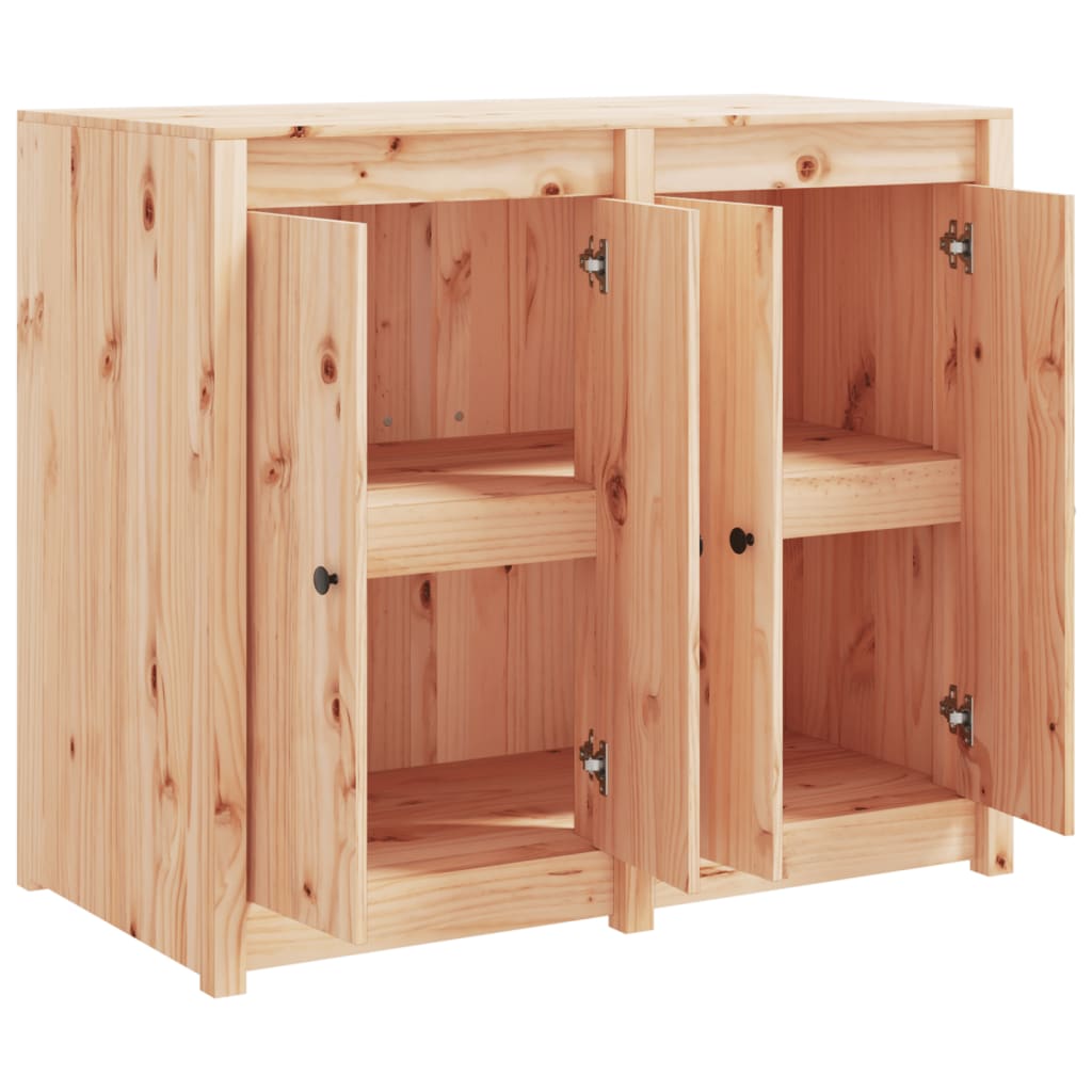 Vidaxl Outdoor Kitchen Cabinet, Solid Pine Wood