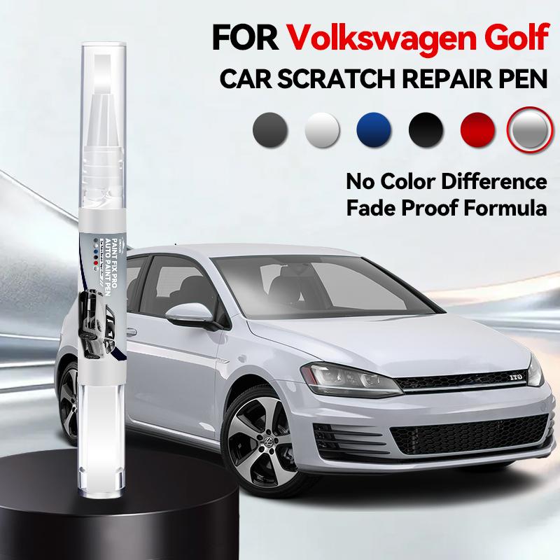 For Volkswagen Golf 1974-2025 A2 A3 A4 A5 A6 A7 A8 Paint Repair Brush Touch Up Scratch Remover DIY Auto Accessories Black White