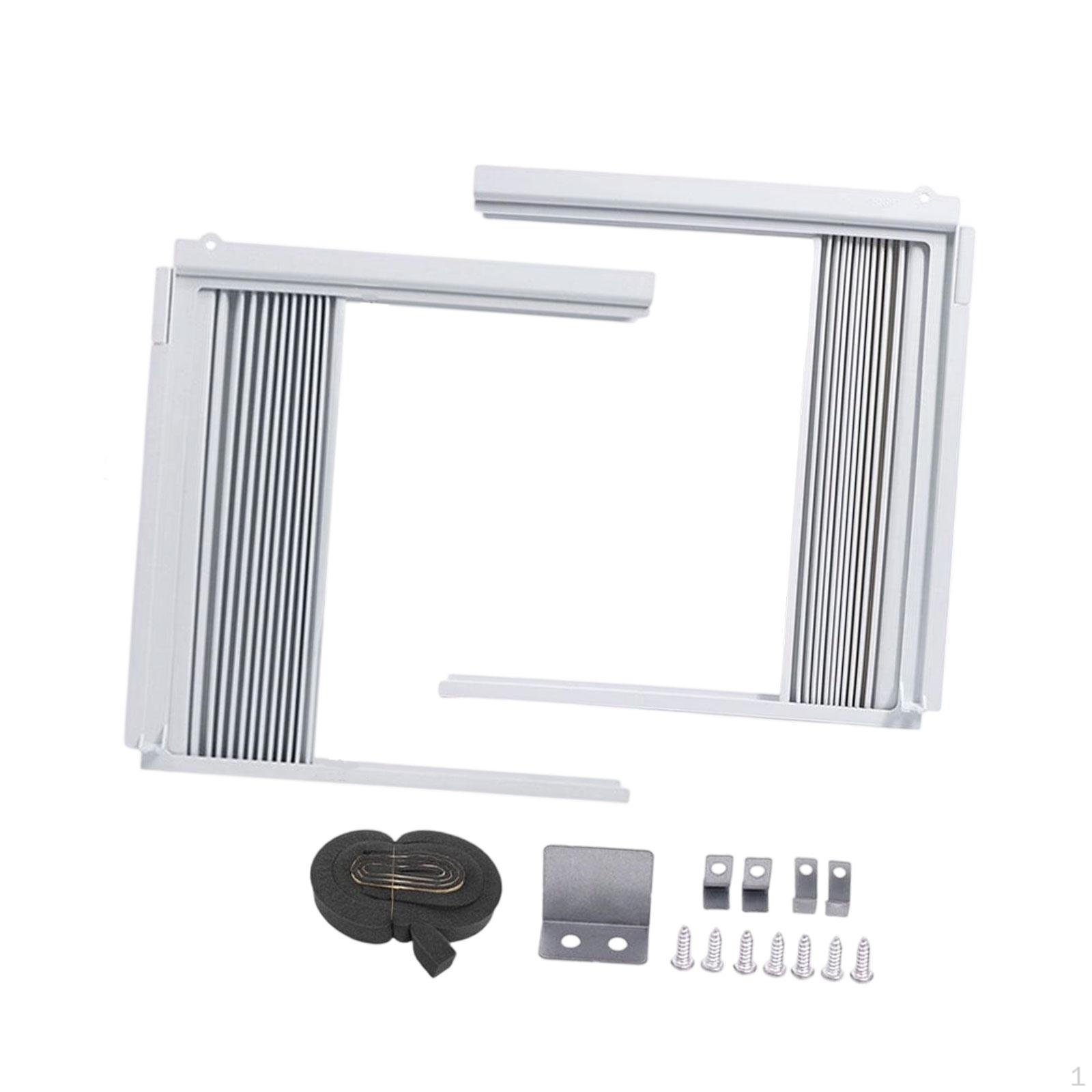 

2x Комплект боковых панелей для оконного кондиционера Двухслойные Толстые Низкий уровень шума Герметичные