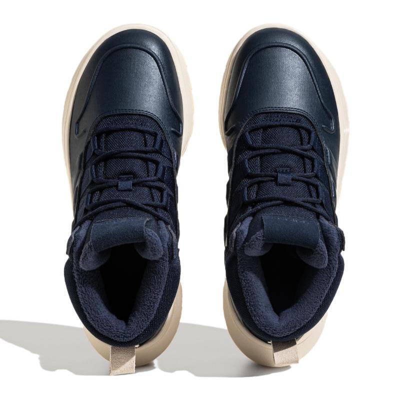 adidas Neo FUSION STORM Cushioning Wear Resistant Mid Top Casual Shoes Unisex Navy Blue Sneakers IF1626