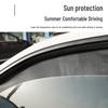 Parasolar auto din plasă magnetică: Perdea neagră retractabilă pentru mașini mici