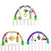 Baby Mobile Clip With Rattles And Soft Fabric Toy For Infant Sensory Development