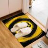Borussia Dortmund Teppich Spiel Teppich, Fußmatte für Schlafzimmer Wohnzimmer Eingangsbereich Teppich, Heimdeko Idee Geschenk für Weihnachten Geburtstag