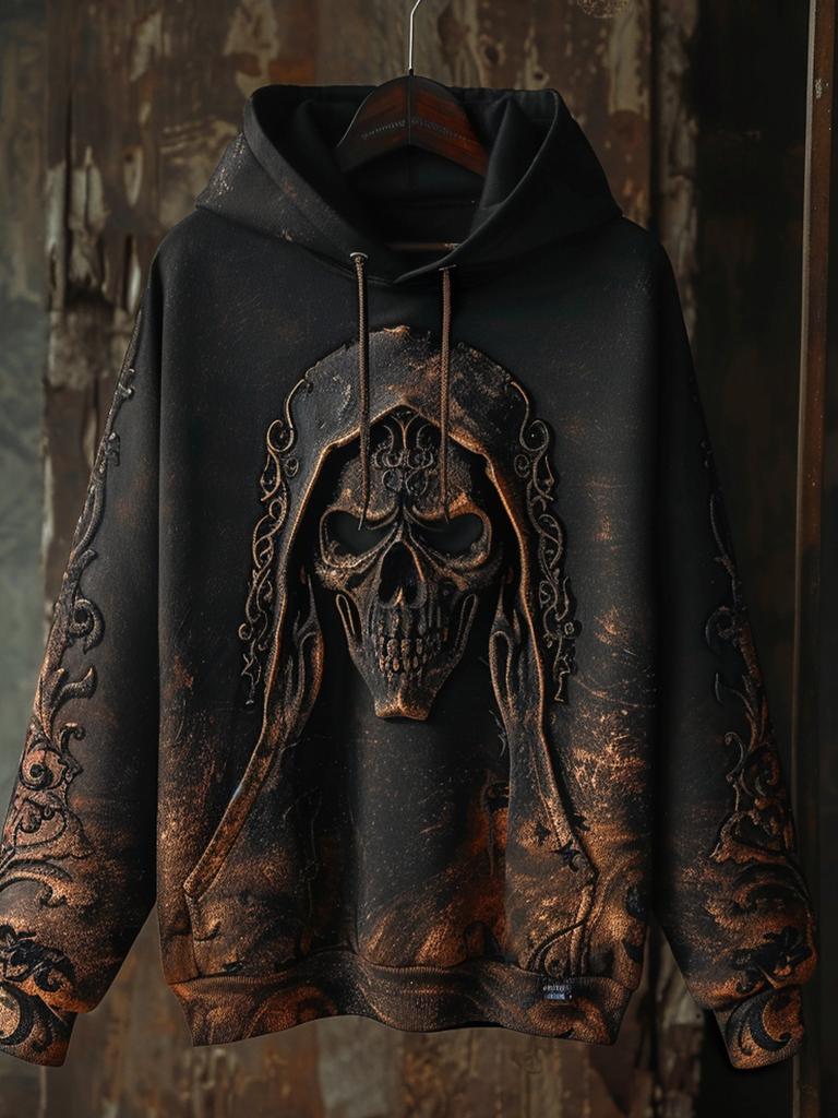 Herren Halloween Dunkler Stil Pullover Hoodie 3D Druck Herbst Winter