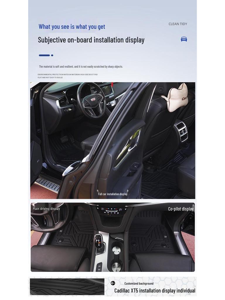 TPE Waterproof Floor Mats for Suzuki Ertiga 7-Seater RHD: Non-Slip, Odorless, Wear-Resistant, Eco-Friendly