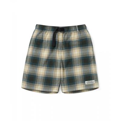 Thisisneverthat Beted Check Short Brown
