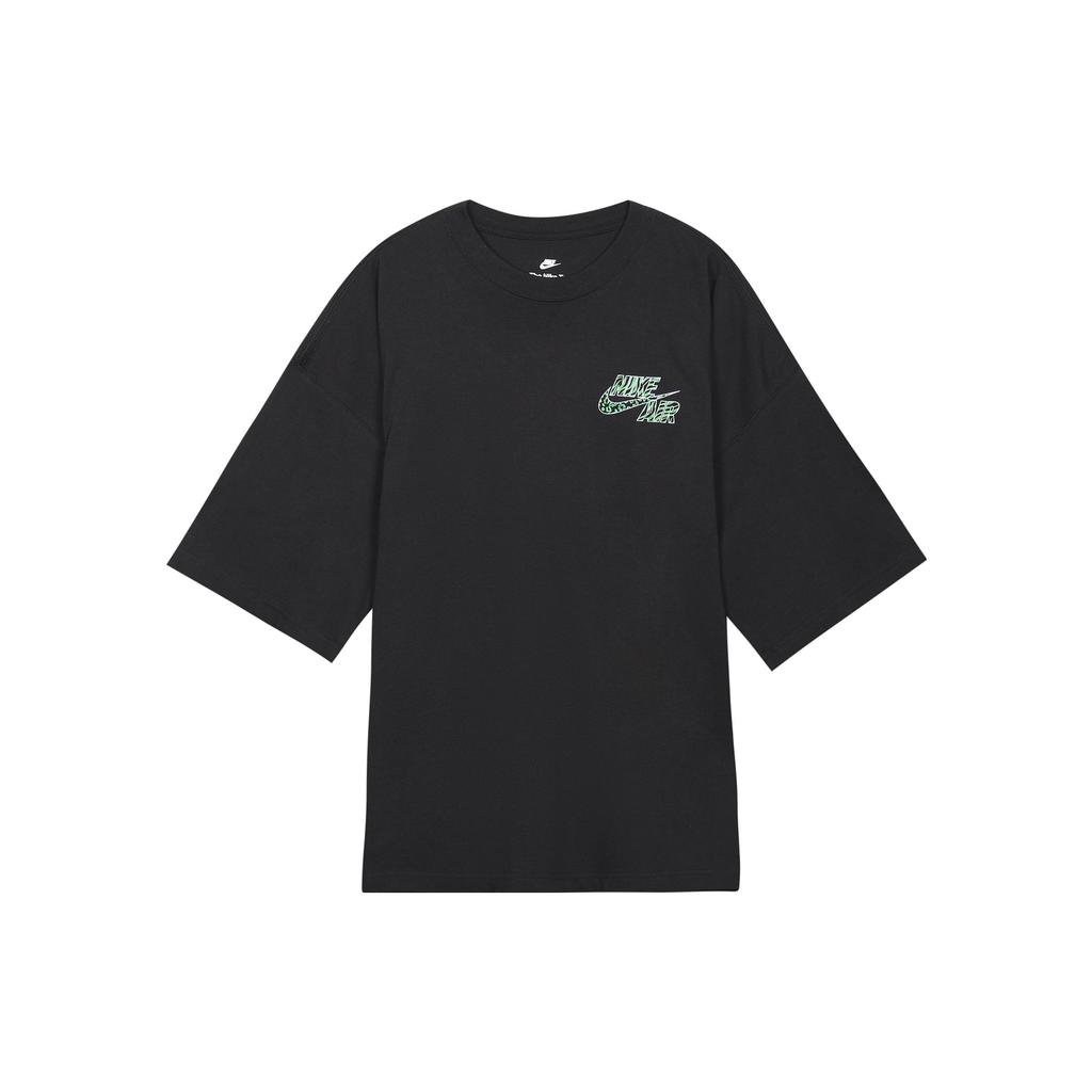 Nike T Shirts Men's Black Crew Neck Moderate Straight Fit FB9818-010