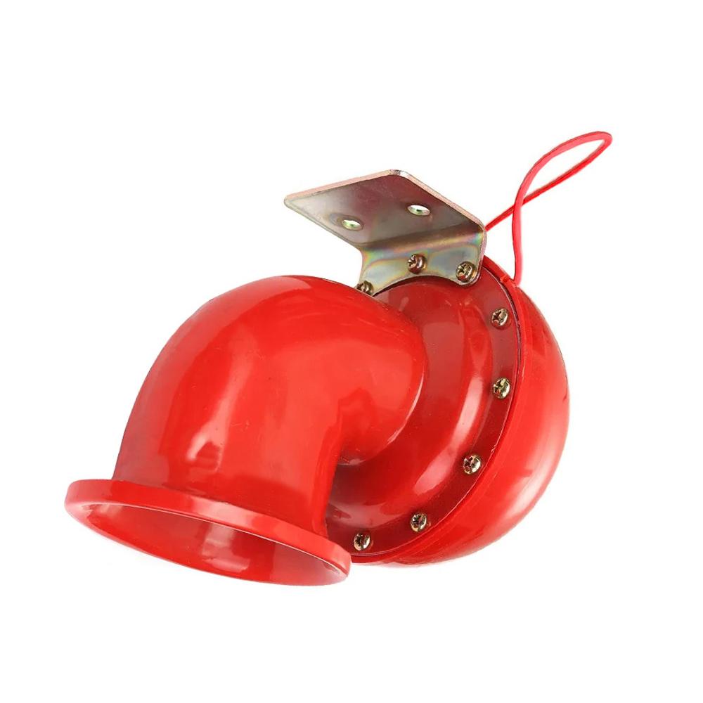 Auto-Modifikationshupe, 12 V, rote Hupe, geeignet für Autos, Schiffe, Motorräder, Autos, LKWs und Schiffe, 200 dB mit großem Volumen