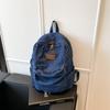 Schulrucksack Koreanische Version mit großem Fassungsvermögen Lässiger Rucksack für High-School-Schüler Klassentasche Neuer Jeans-Rucksack für Jungen und Mädchen Trend