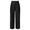 DRAE Wide Pleated Wool Pants_Gray