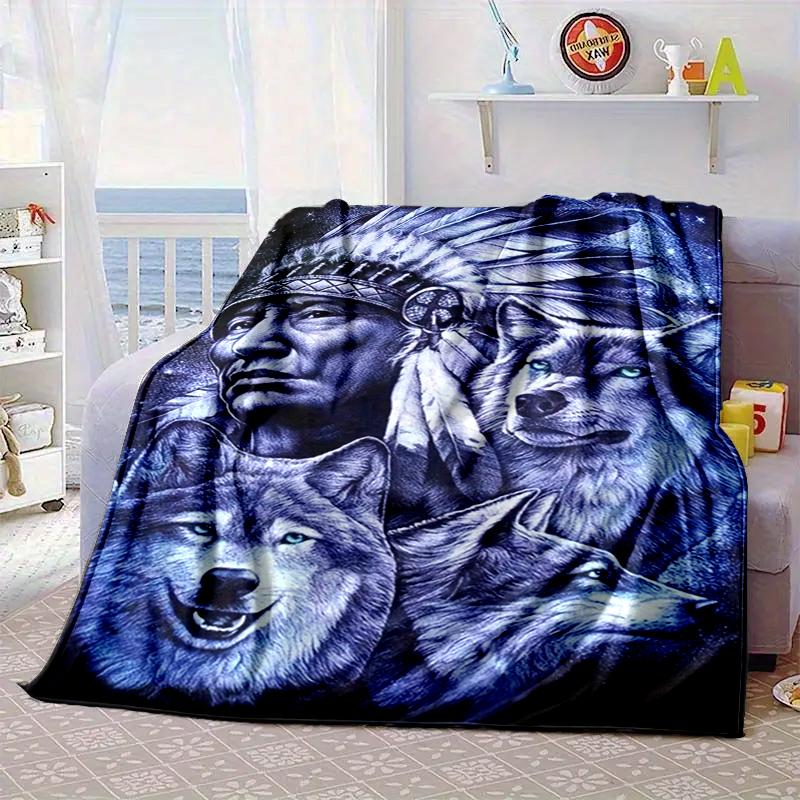 Wolf Pack Majesty Blanket Flannel Blanket Throw Blanket Sofa Cover Blanket Soft Premium Blanket Picnic Blanket Tv Blanket Gifts