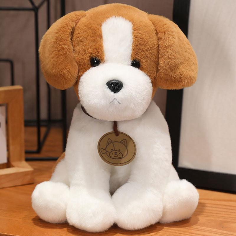 Simulation Husky Cartoon Schnauzer Chihuahua Dog Plush Toy Children Gift Doll