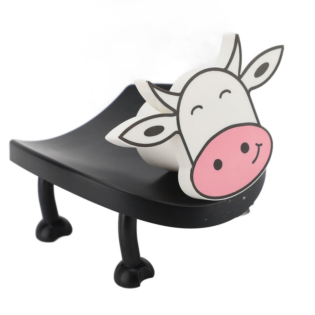 Cow Toilet Roll Holder Plastic Easy Using Decorative Tissue Paper Roll Storage Basket for Bathroom