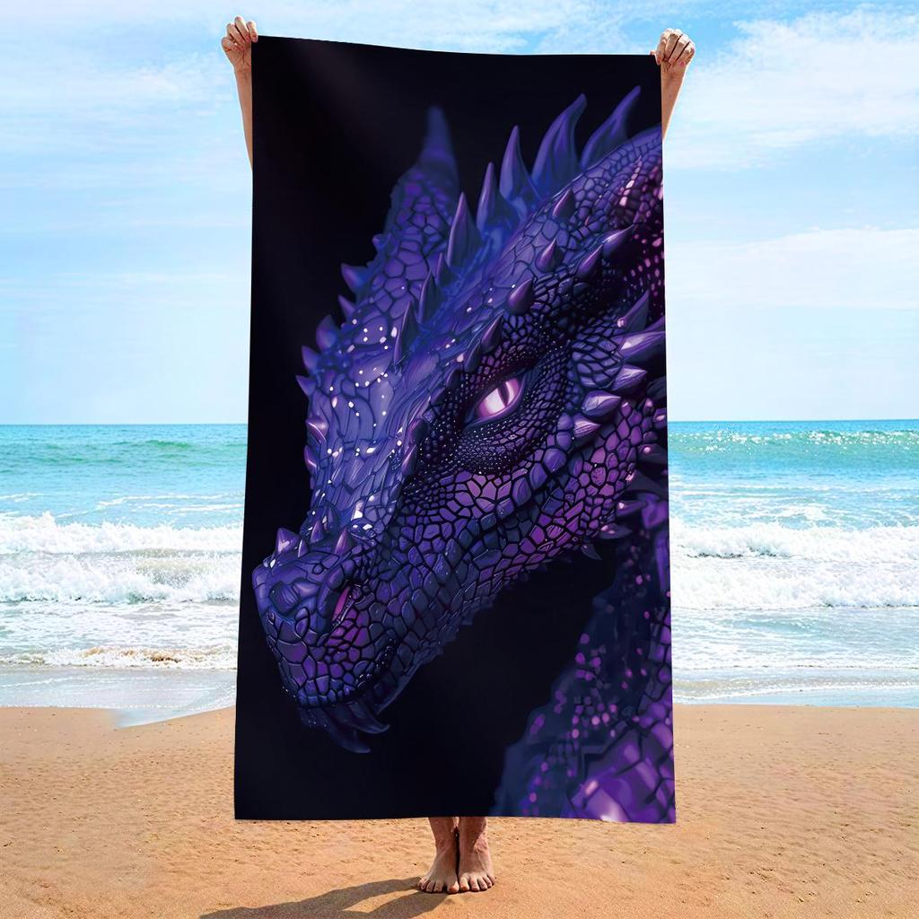 70x140 Microfiber Custom Printed Beach Towel - Absorbent & In Stock