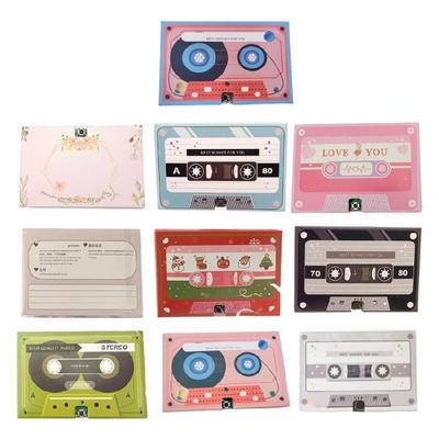 Unique Recording Valentine Card Message Recorder Cassette Tape Greeting Card Gift For Anniversary Birthday