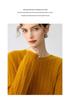 Women's Autumn/Winter Cable Knit Round Neck Pullover Sweater, Long Sleeve, 7-Gauge.