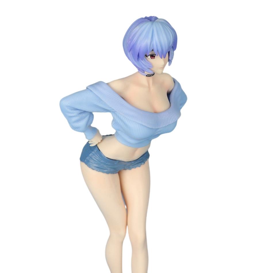 Original Bandai Ayanami Rei Anime Girl Pvc Action Figure Toy Gk Game Statue Collectible Model Doll NEW NEON GENESIS EVANGELION Poseable Articulated