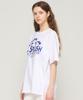 CARGOBROS FOR WOMAN Splash Dolphin Short Sleeve T-Shirt (White)
