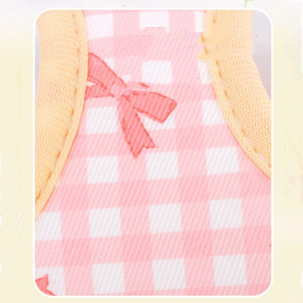 Adjustable Dog Bow Harness Splicing Breathable Dog Chest Strap Candy Color Comfortable Dog Leash for Cats and Dogs