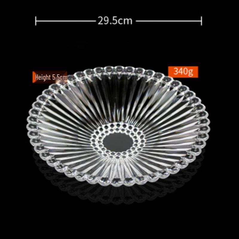 Acrylic Lotus Fruit and Snack Plate