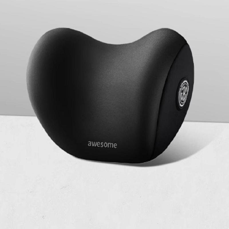 Memory-Schaum Auto Nackenkissen & Lendenkissen Set, Ergonomische Rückenlehnen- & Kopfstützen-Stütze für Fahrkomfort, für die meisten Autos