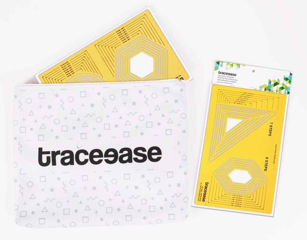 Traceease 6 Pieces Quilting Template Stencil, DIY Quilt Sewing Machine Ruler Quilting Tools Kit For Office And