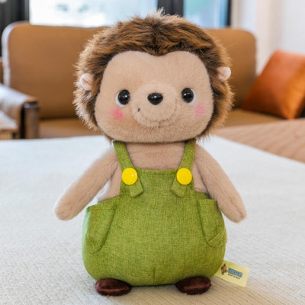 

Милая маленькая кукла-ежик 8 дюймов плюшевая игрушка для игрового автомата пара тряпичная кукла подарок на день рождения детям подушка-игрушка 25Cm зелёный