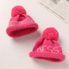 1Pcs Cute Doll House Doll Mini Woolen English Ball Hat Handmade Woven Knitted Woolen Head Covers Diy Decoration Toy For Children